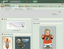Tablet Screenshot of dekeart.deviantart.com