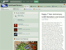 Tablet Screenshot of comicsuperheroes.deviantart.com