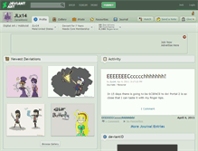 Tablet Screenshot of jlx14.deviantart.com