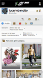 Mobile Screenshot of lucariobandito.deviantart.com