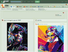 Tablet Screenshot of ndop.deviantart.com