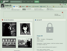 Tablet Screenshot of drake-uk.deviantart.com