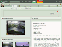 Tablet Screenshot of hermanie.deviantart.com