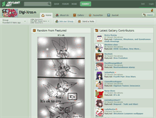 Tablet Screenshot of digi-xros.deviantart.com