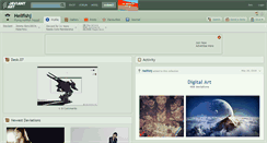 Desktop Screenshot of hellfishj.deviantart.com