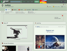 Tablet Screenshot of hellfishj.deviantart.com