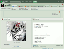 Tablet Screenshot of faroutski.deviantart.com