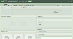 Desktop Screenshot of hjkio.deviantart.com