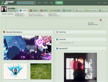 Tablet Screenshot of d-mite.deviantart.com