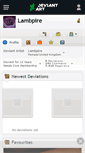 Mobile Screenshot of lambpire.deviantart.com