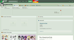 Desktop Screenshot of hinatayuriclub.deviantart.com