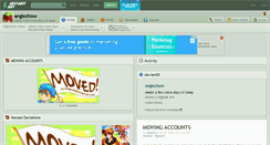 Desktop Screenshot of angiechow.deviantart.com