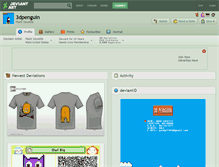 Tablet Screenshot of 3dpenguin.deviantart.com