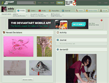 Tablet Screenshot of adely.deviantart.com