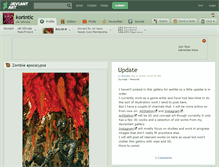 Tablet Screenshot of korintic.deviantart.com