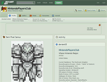 Tablet Screenshot of nintendoplayersclub.deviantart.com