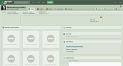 Desktop Screenshot of darknummymonkey.deviantart.com