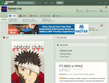 Tablet Screenshot of obitobi-club.deviantart.com