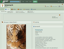Tablet Screenshot of fantasmay2k.deviantart.com