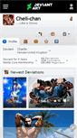 Mobile Screenshot of cheli-chan.deviantart.com