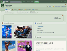 Tablet Screenshot of cheli-chan.deviantart.com