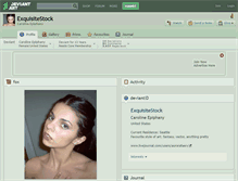 Tablet Screenshot of exquisitestock.deviantart.com