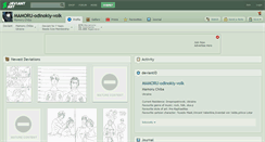 Desktop Screenshot of mamoru-odinokiy-volk.deviantart.com