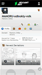 Mobile Screenshot of mamoru-odinokiy-volk.deviantart.com