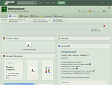 Tablet Screenshot of daintoxicated.deviantart.com
