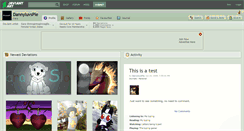 Desktop Screenshot of dannyluvspie.deviantart.com