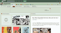 Desktop Screenshot of mistertheriault.deviantart.com