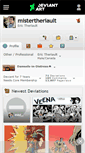 Mobile Screenshot of mistertheriault.deviantart.com