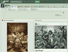 Tablet Screenshot of g0b1in.deviantart.com