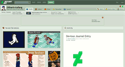 Desktop Screenshot of githanis-icefang.deviantart.com