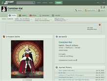 Tablet Screenshot of comicker-kai.deviantart.com