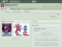 Tablet Screenshot of hairdresser-octopus.deviantart.com