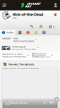 Mobile Screenshot of nick-of-the-dead.deviantart.com