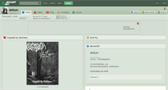 Desktop Screenshot of detium.deviantart.com