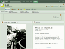 Tablet Screenshot of nirokk.deviantart.com