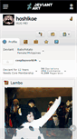 Mobile Screenshot of hoshikoe.deviantart.com