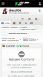 Mobile Screenshot of draco806.deviantart.com