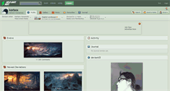 Desktop Screenshot of korbox.deviantart.com