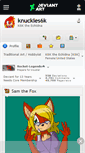 Mobile Screenshot of knuckles6k.deviantart.com