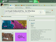 Tablet Screenshot of akon11.deviantart.com