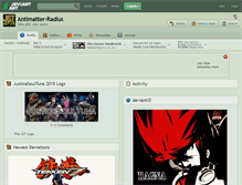 Tablet Screenshot of antimatter-radius.deviantart.com