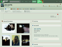 Tablet Screenshot of alex-and-ra.deviantart.com