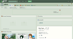 Desktop Screenshot of cathrel.deviantart.com