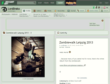 Tablet Screenshot of lorddrako.deviantart.com
