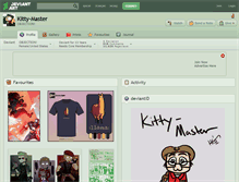 Tablet Screenshot of kitty-master.deviantart.com