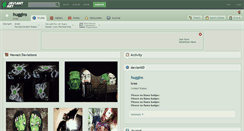 Desktop Screenshot of huggins.deviantart.com